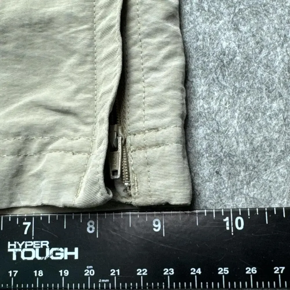 The North Face Pants Mens Large Beige Convertible Cargo Nylon Belted Hiking